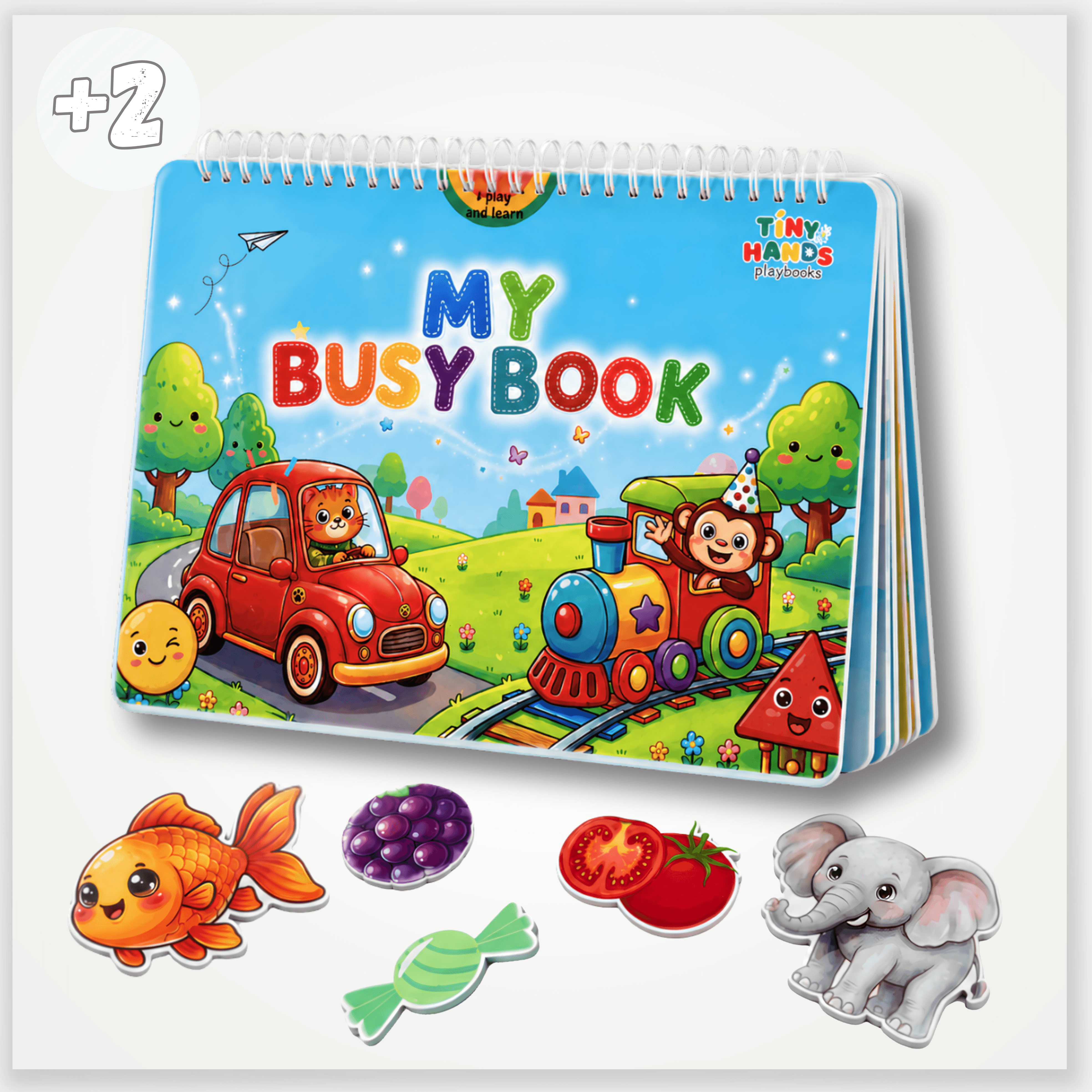 2-4 ans My busy book - الصورة 1