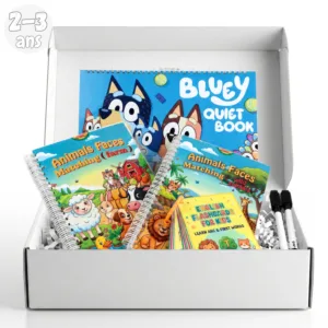 Box thème bluey 2 3 ans