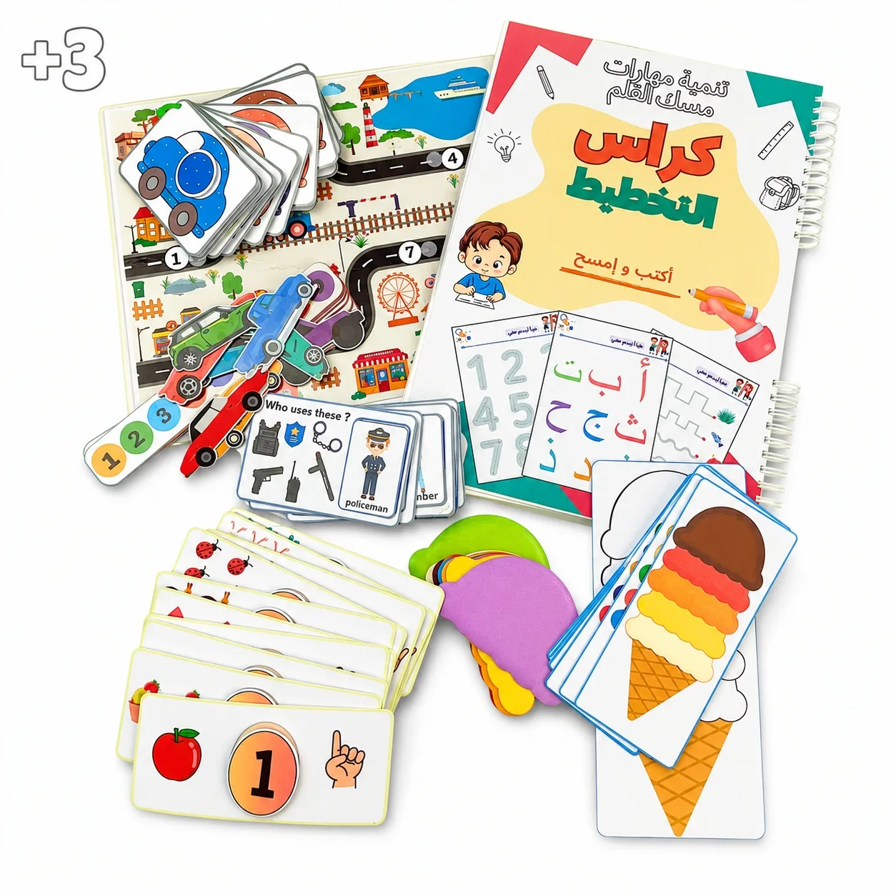 pack jeux et traçage 3 4 ans